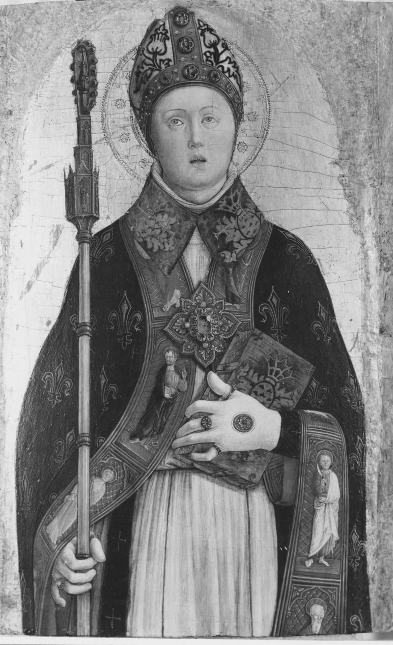 San Ludovico da Tolosa (dipinto) di Bastiani Lazzaro (seconda metà sec. XV)