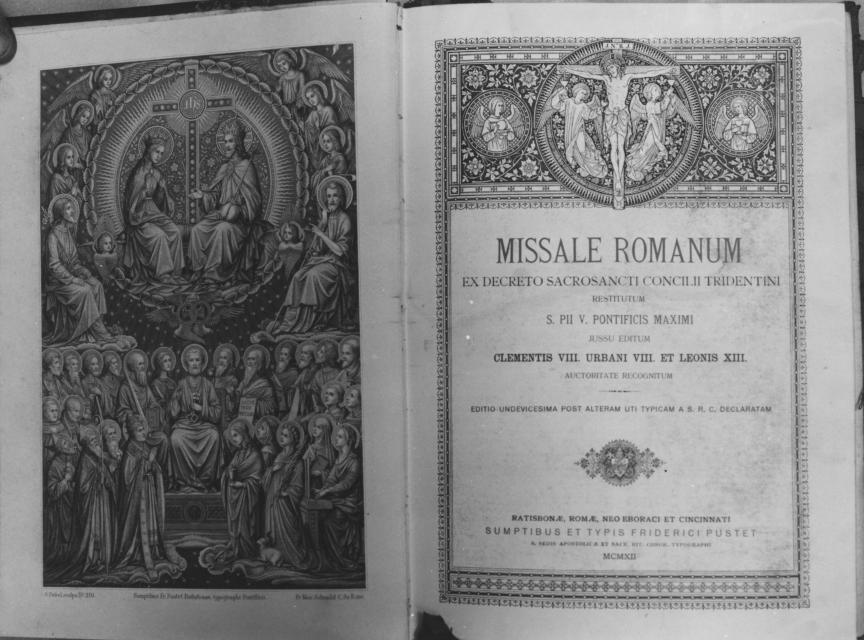 coperta di libro liturgico - manifattura italiana (prima metà sec. XX)