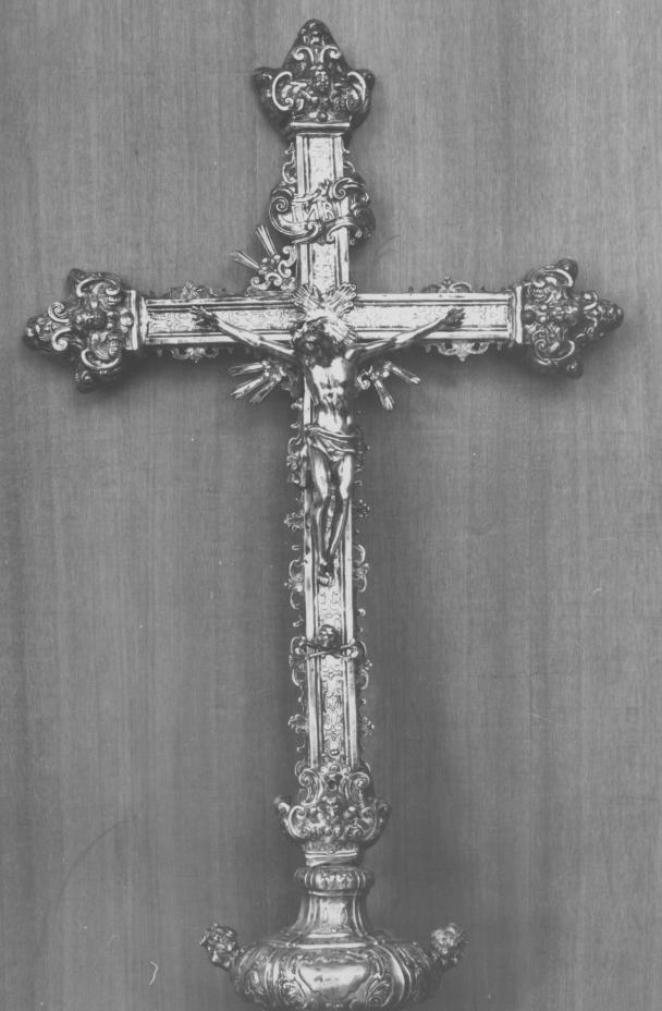 croce processionale - bottega napoletana (sec. XVIII)