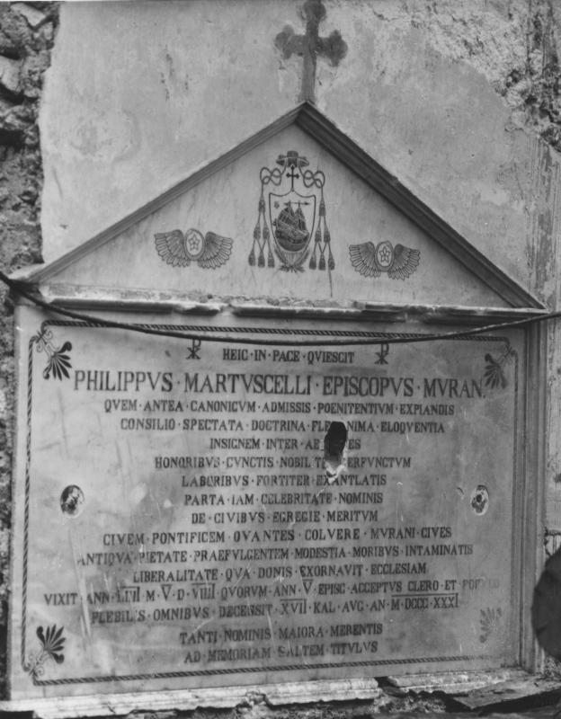 lapide commemorativa - bottega lucana (sec. XIX)