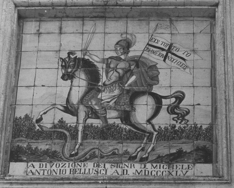 San Costantino (decorazione plastico-pittorica) - bottega Italia meridionale (sec. XIX)