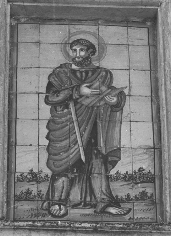 San Paolo (decorazione plastico-pittorica) - bottega Italia meridionale (sec. XIX)