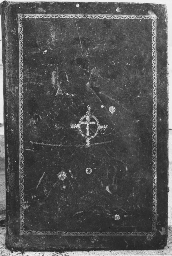 coperta di libro liturgico - bottega napoletana (sec. XIX)