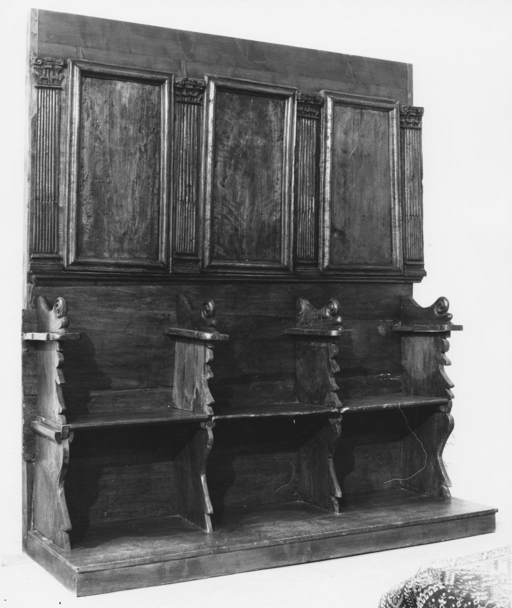 stalli del coro - bottega Italia meridionale (sec. XIX)