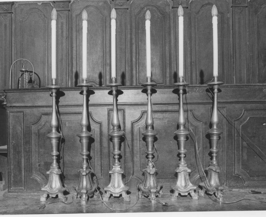 candeliere, serie - bottega napoletana (sec. XIX)