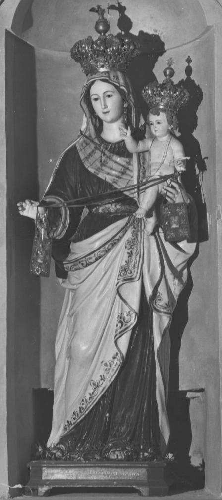 Madonna del Carmelo (statua) - bottega napoletana (seconda metà sec. XIX)