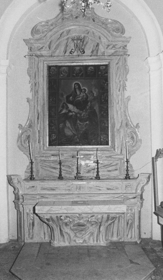 altare - bottega lucana (fine sec. XVIII)