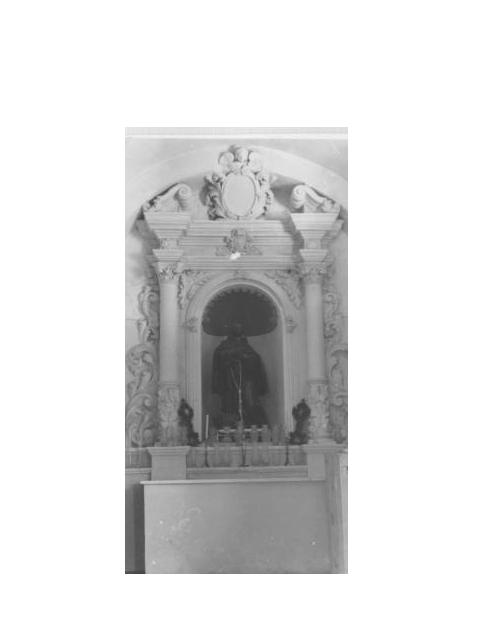 San Pasquale Baylon (altare) - bottega Italia meridionale (sec. XVIII)