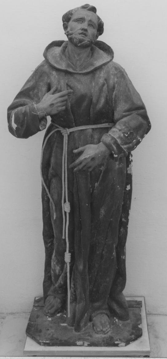 San Francesco (statua) - bottega campana (inizio sec. XIX)