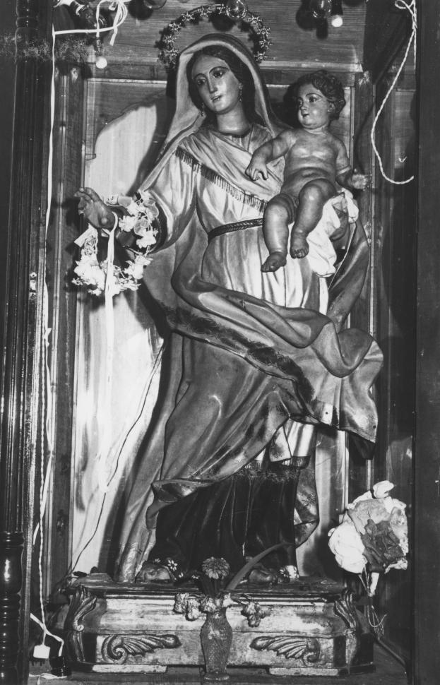 Madonna con Bambino (statua) - bottega Italia meridionale (sec. XIX)