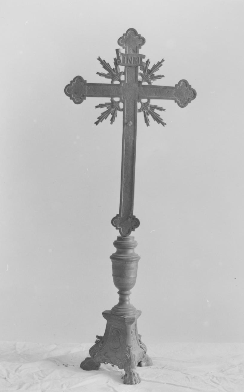 croce d'altare - bottega lucana (metà sec. XIX)