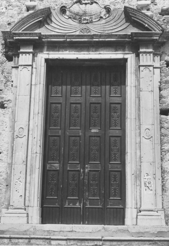 mostra di portale - bottega Italia meridionale (sec. XVIII)