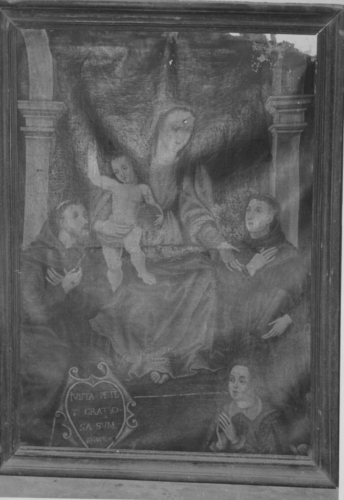 Madonna con Bambino e Santi (dipinto) - ambito napoletano (fine/inizio secc. XVI/ XVII)