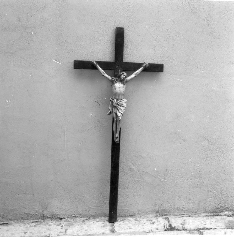 Cristo crocifisso (scultura) - bottega leccese (seconda metà sec. XIX)