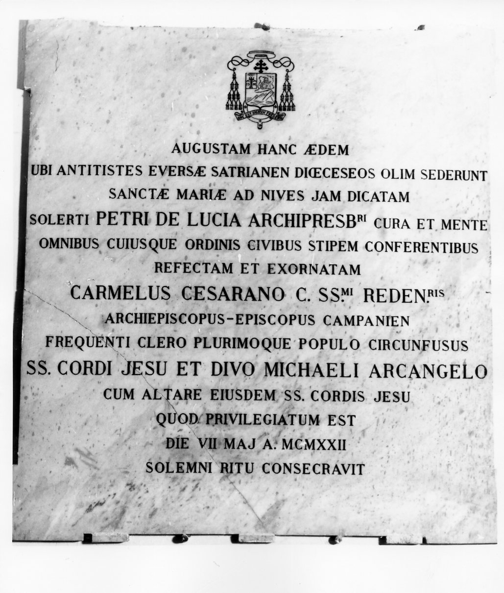 lapide - ambito lucano (primo quarto sec. XX)