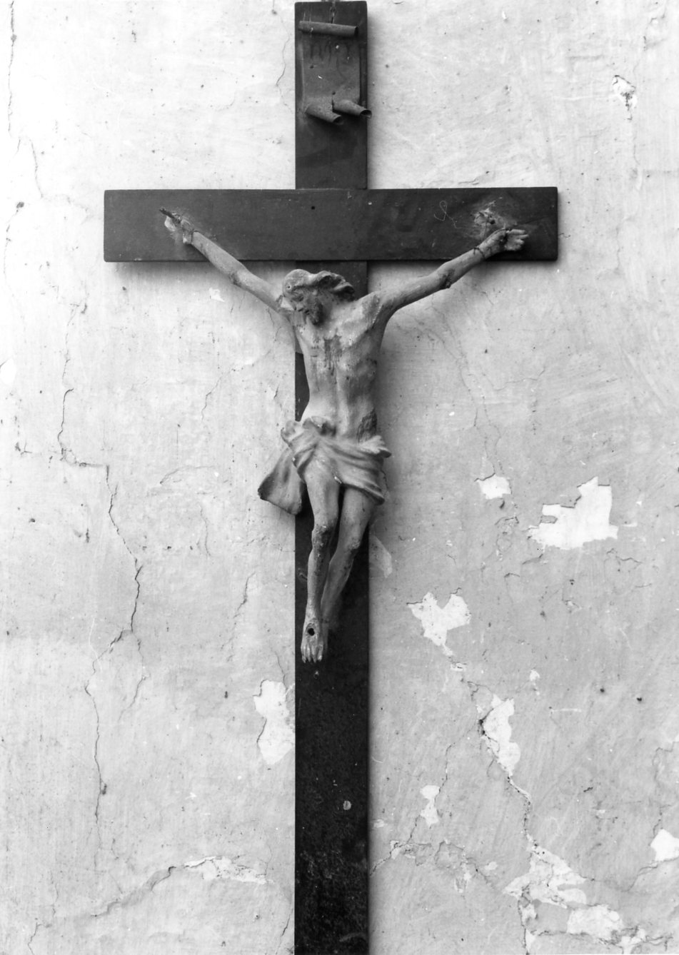 Cristo crocifisso (scultura) - bottega lucana (fine/inizio secc. XIX/ XX)