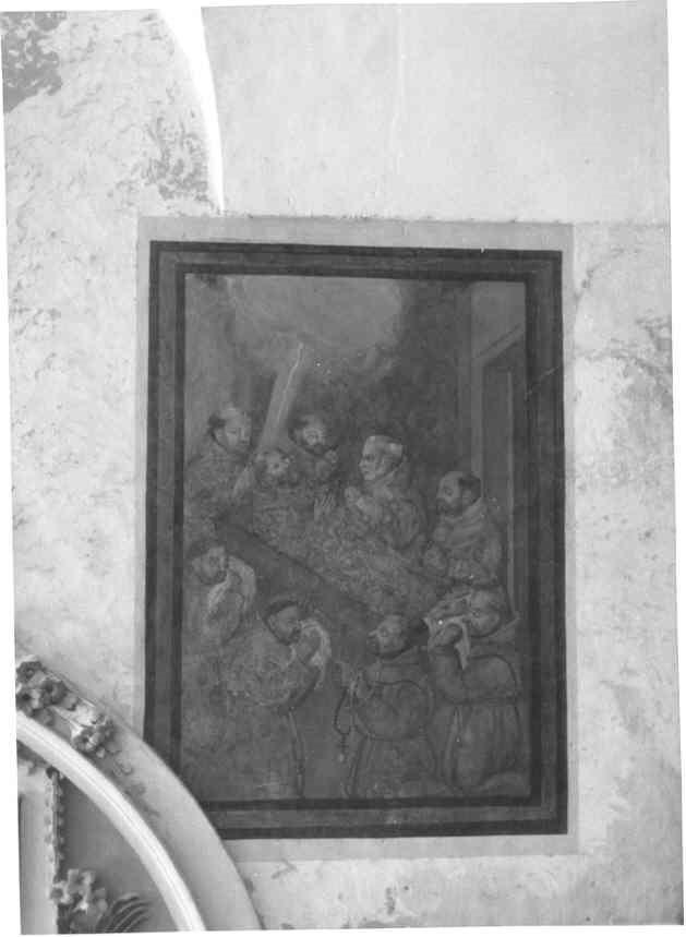 morte di San Francesco d'Assisi (dipinto, opera isolata) - ambito lucano (secondo quarto sec. XVII)