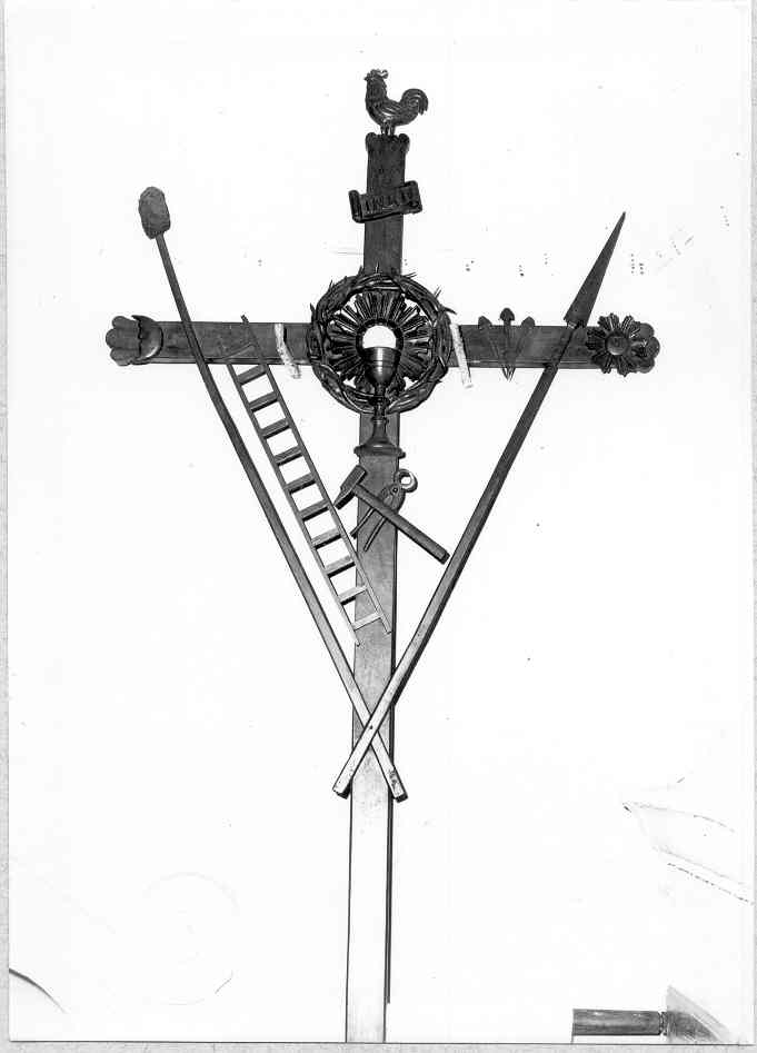 croce della Passione, opera isolata - ambito lucano (seconda metà sec. XIX)