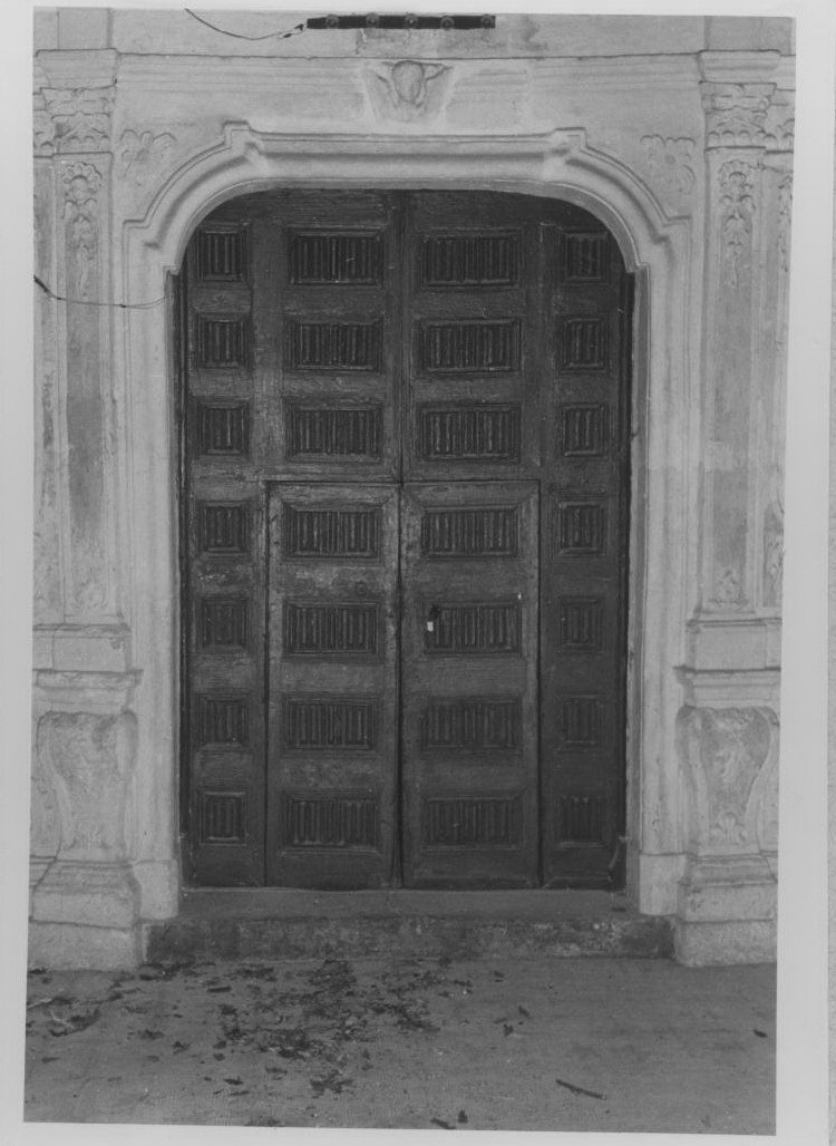 mostra di portale - bottega lucana (seconda metà sec. XVII)