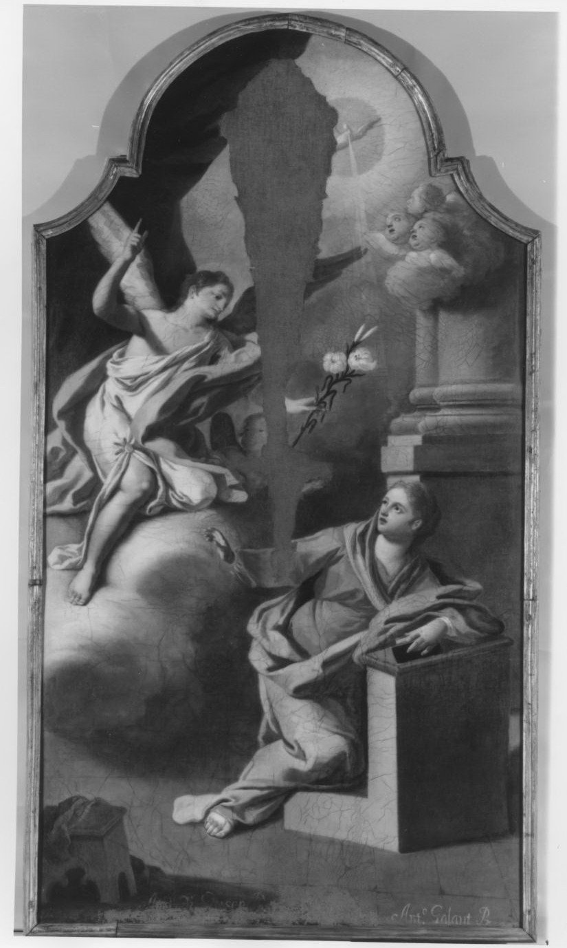 Annunciazione (dipinto) di Galanti Antonio (seconda metà sec. XVIII)