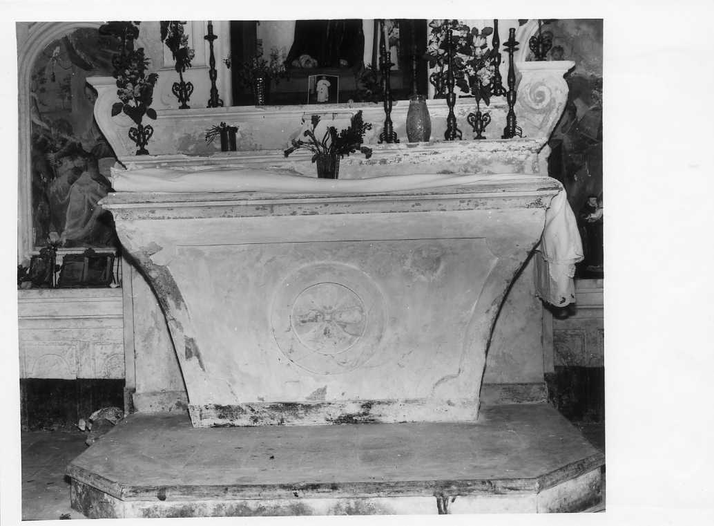 altare - a edicola - bottega Italia meridionale (seconda metà sec. XIX)