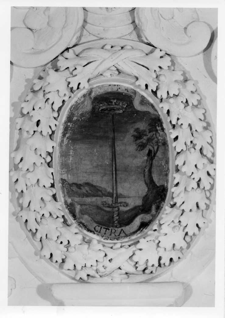 emblema (dipinto, elemento d'insieme) - ambito Italia meridionale (secc. XVII/ XVIII)