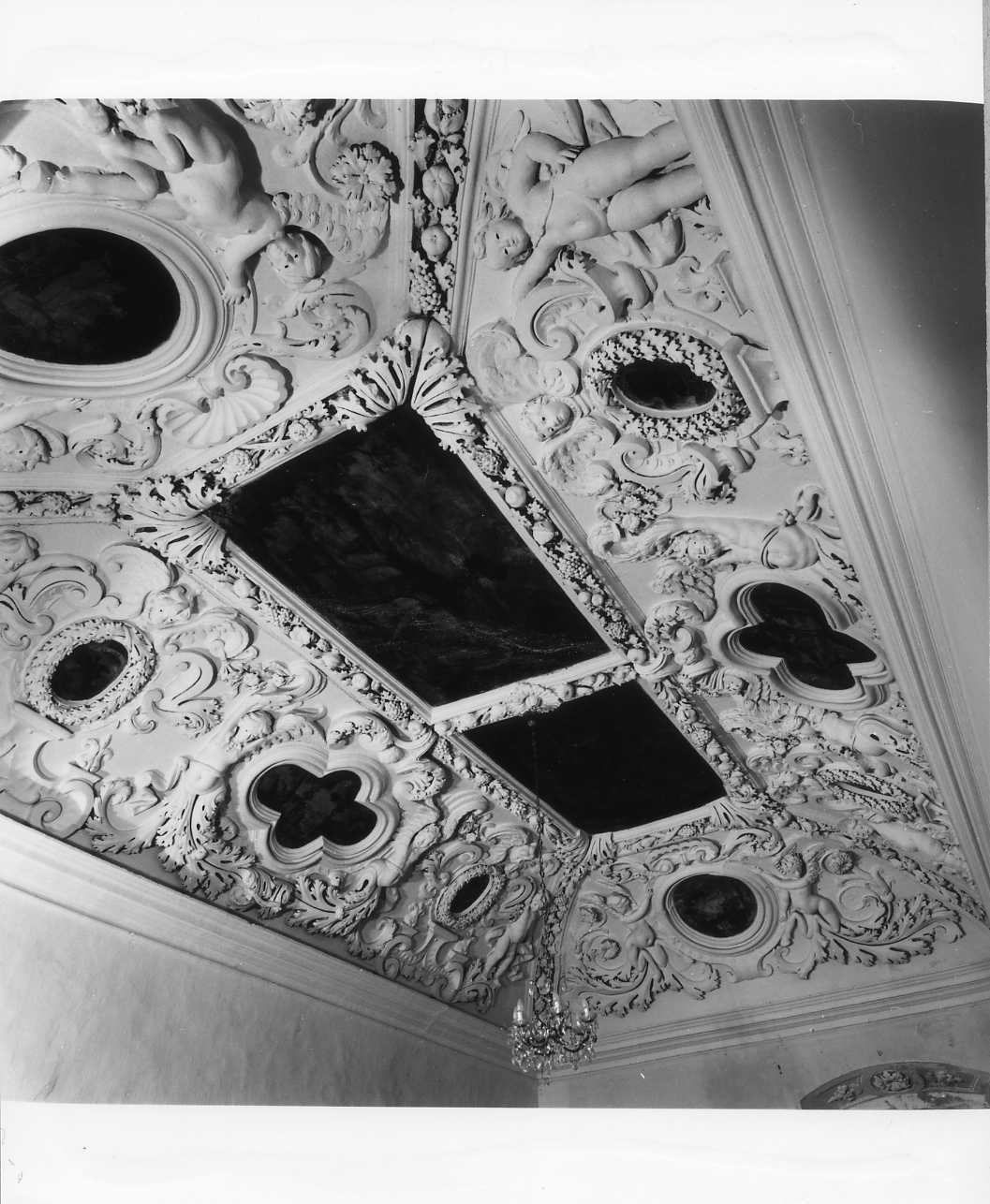 Antico Testamento/ emblema (decorazione pittorica, ciclo) - ambito Italia meridionale (secc. XVII/ XVIII)