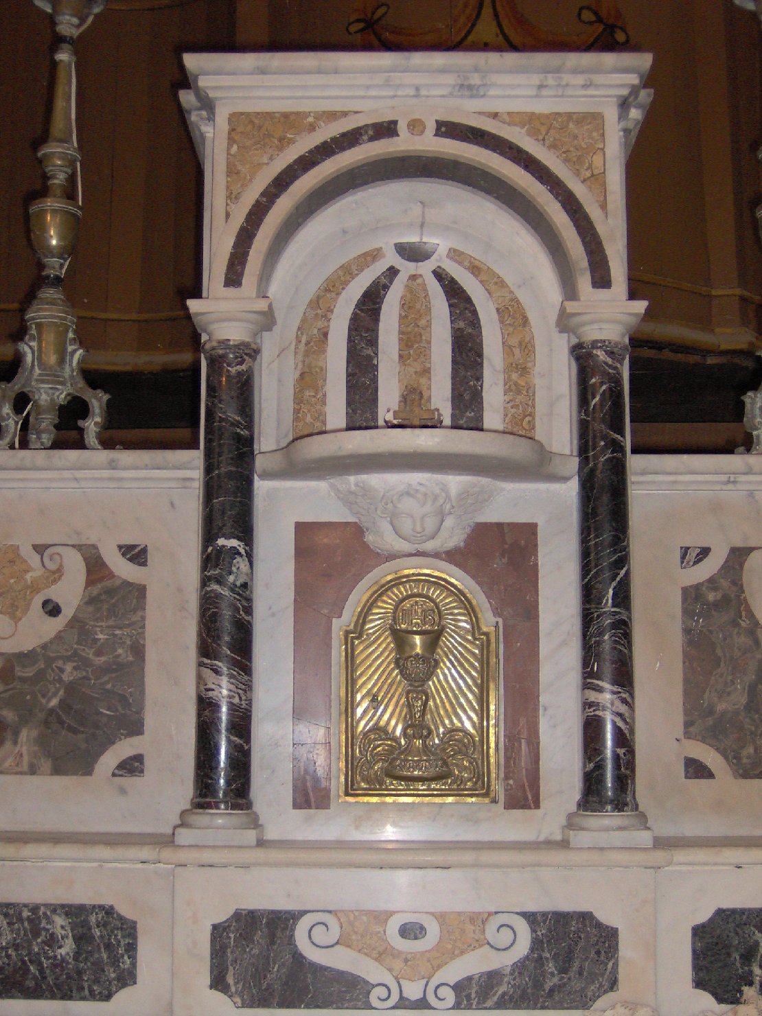 tabernacolo - a tempietto - bottega Italia meridionale (sec. XX)