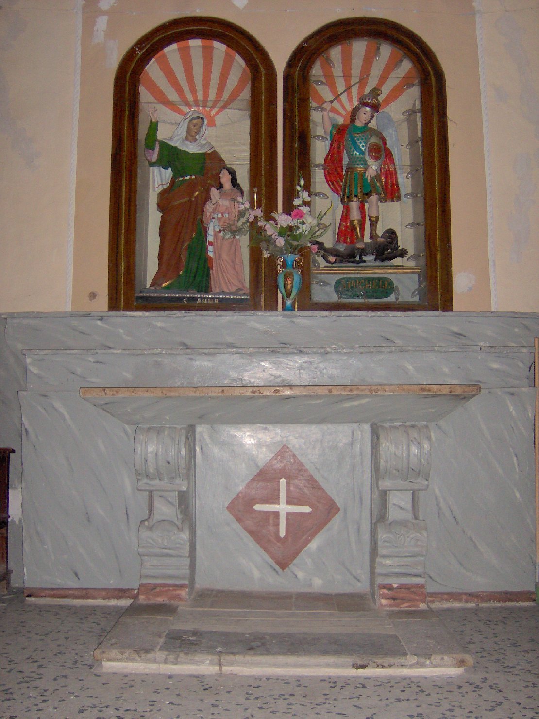 altare - bottega Italia meridionale (sec. XVIII, sec. XX)