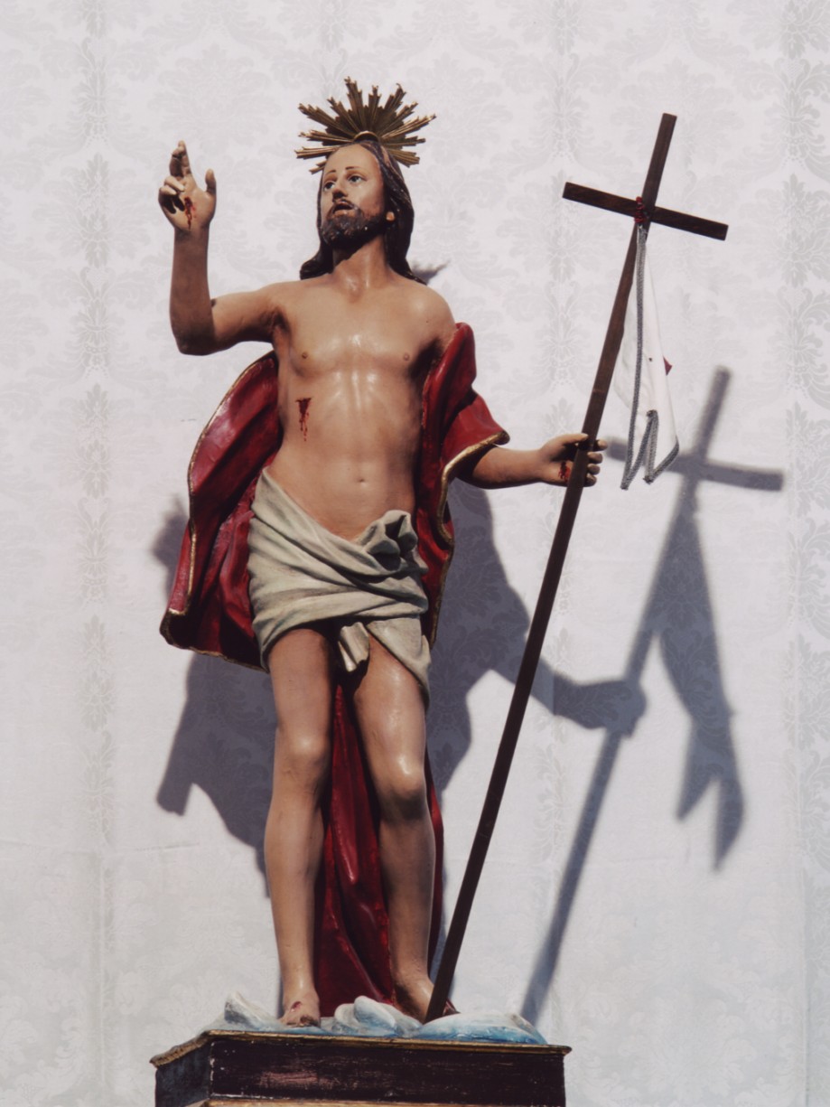 Cristo risorto (statua) - ambito Italia meridionale (fine/inizio secc. XIX/ XX)