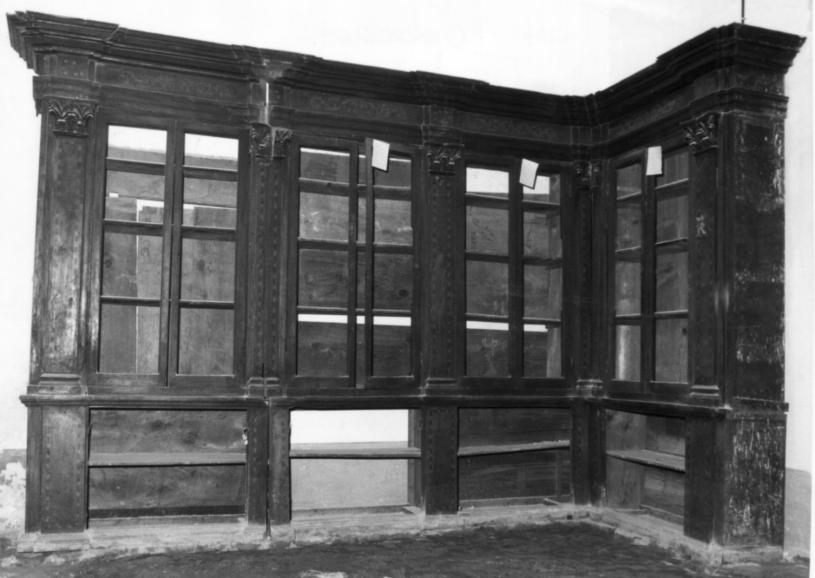 armadio libreria - ambito Italia meridionale (sec. XIX)