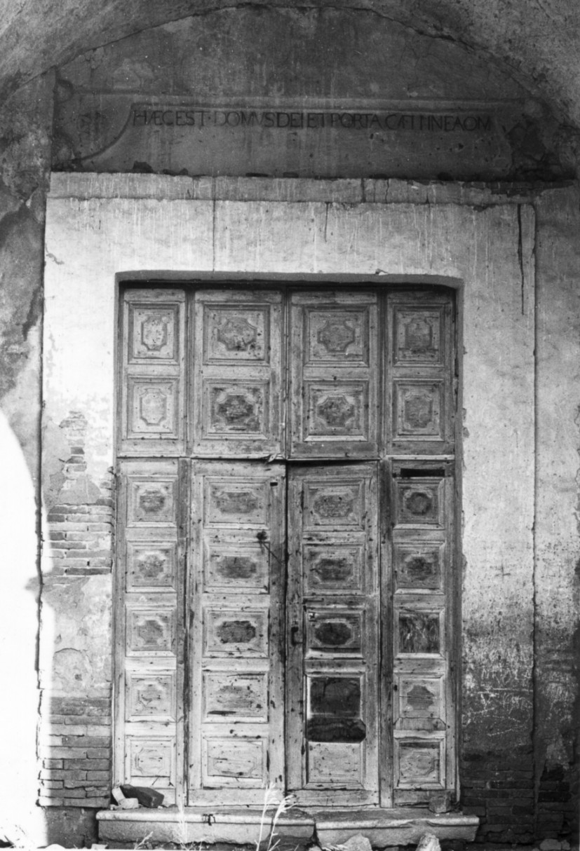 porta - a due battenti - ambito lucano (seconda metà sec. XVII)