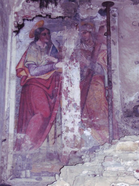 San Giovanni Evangelista e Sant'Elena (dipinto) - ambito Italia meridionale (prima metà sec. XVI)