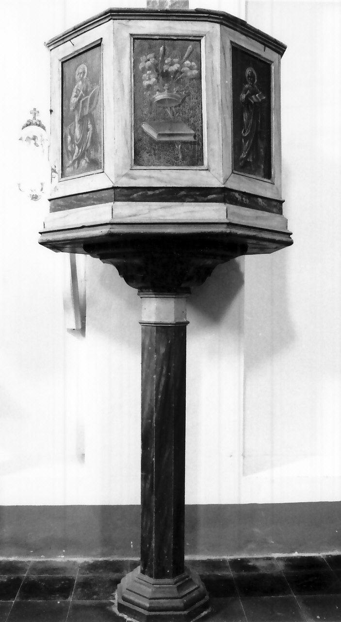 pulpito, opera isolata - bottega calabrese (seconda metà sec. XIX)