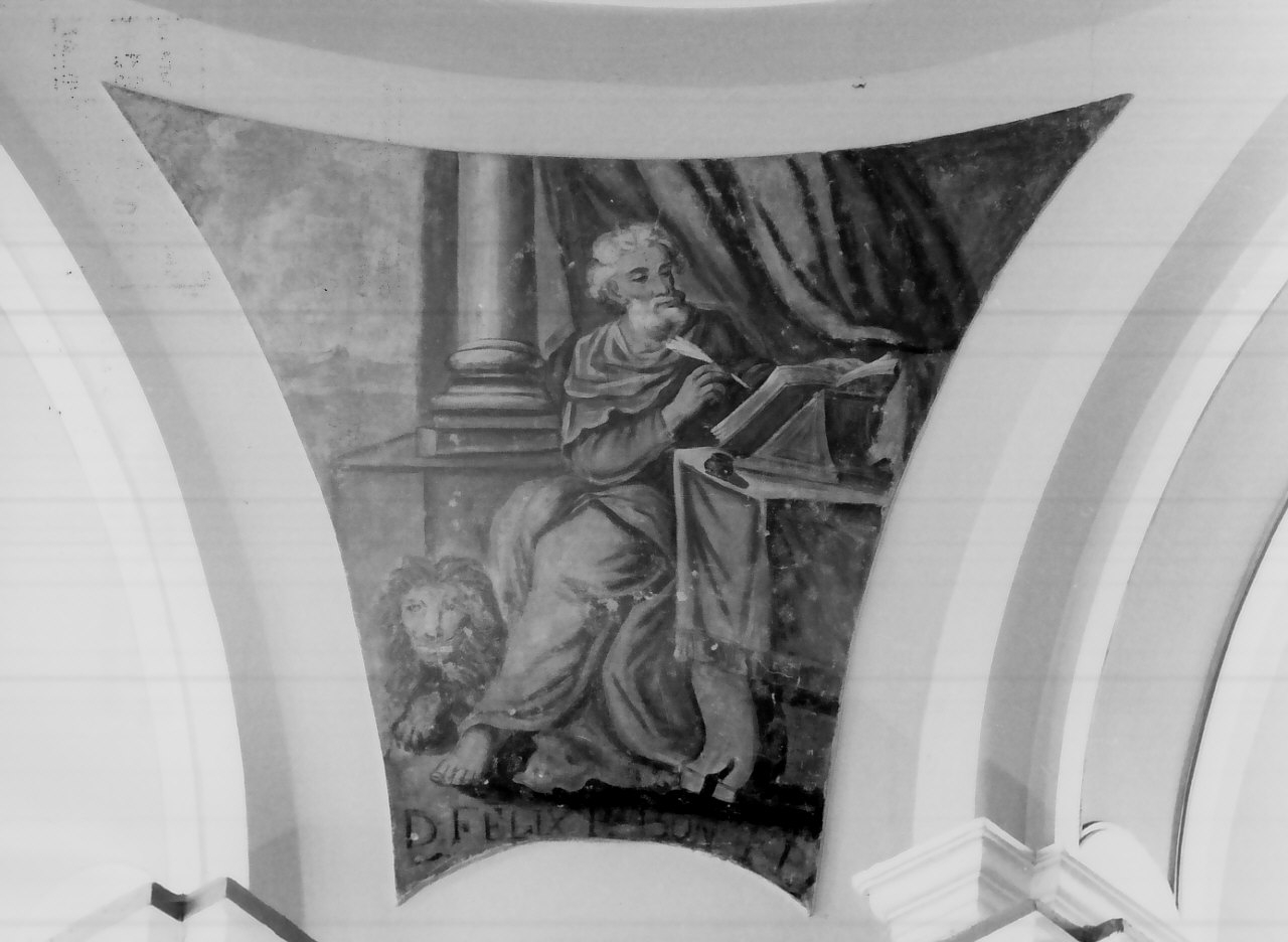 quattro evangelisti ispirati dai loro simboli (dipinto, ciclo) - ambito calabrese (inizio sec. XIX)