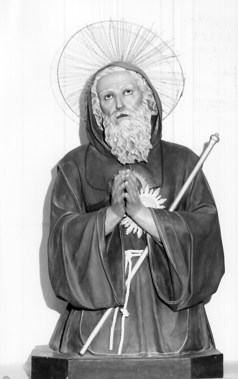 San Francesco di Paola (statua, opera isolata) - bottega calabrese (prima metà sec. XX)