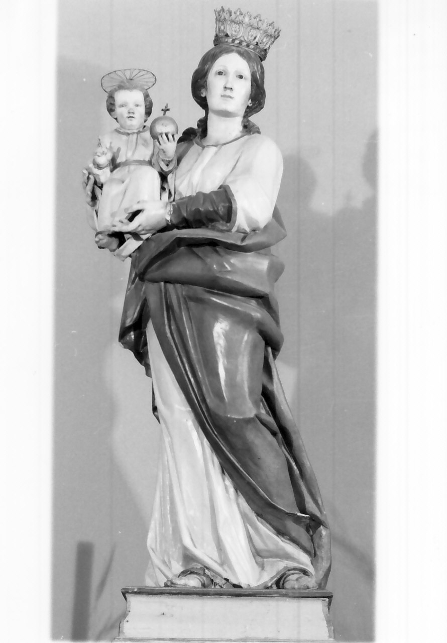 Madonna del Riposo, Madonna con Bambino (statua, opera isolata) - bottega calabrese (prima metà sec. XIX)