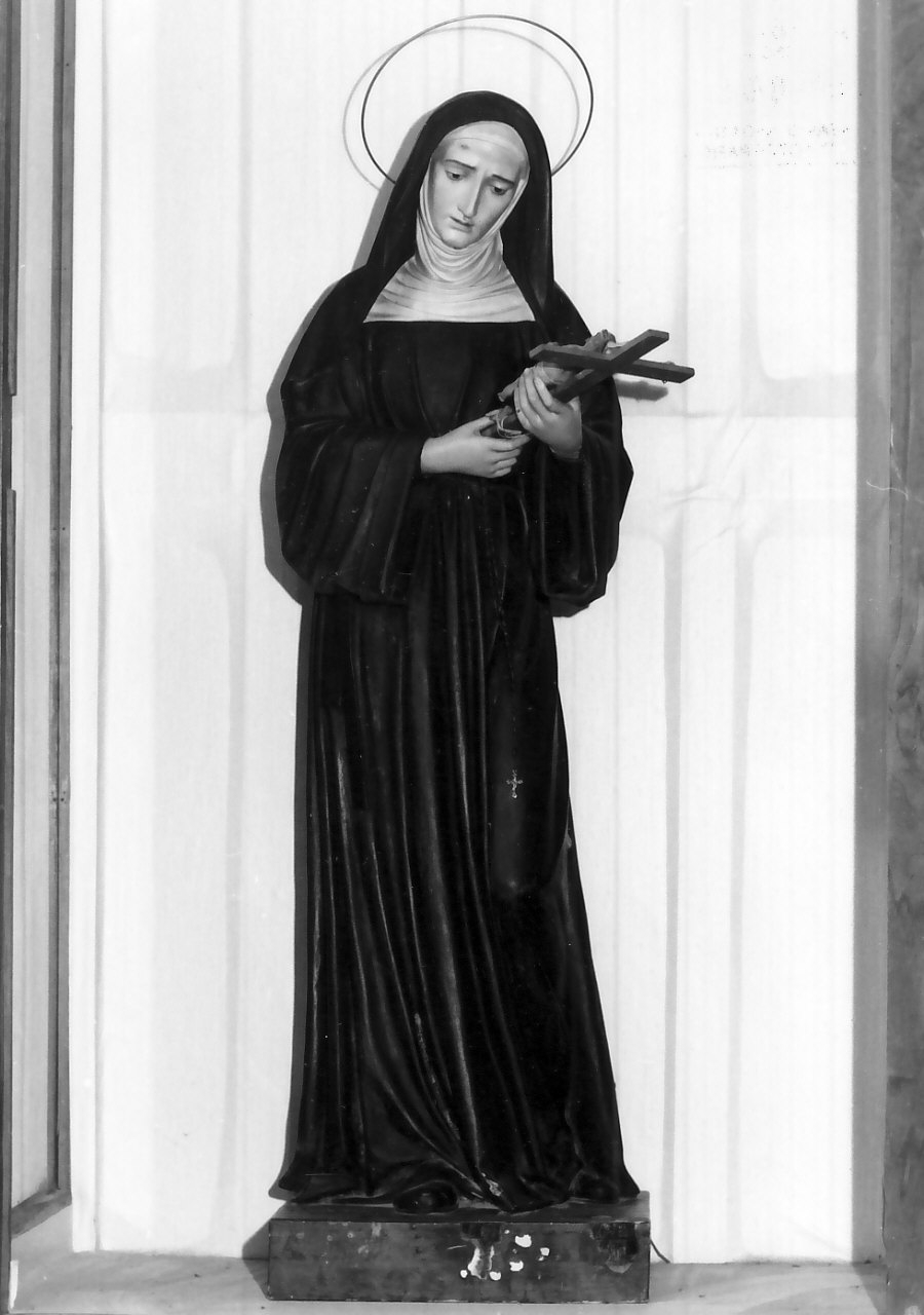 Santa Rita da Cascia (statua, opera isolata) di Malecore Giuseppe (inizio sec. XX)