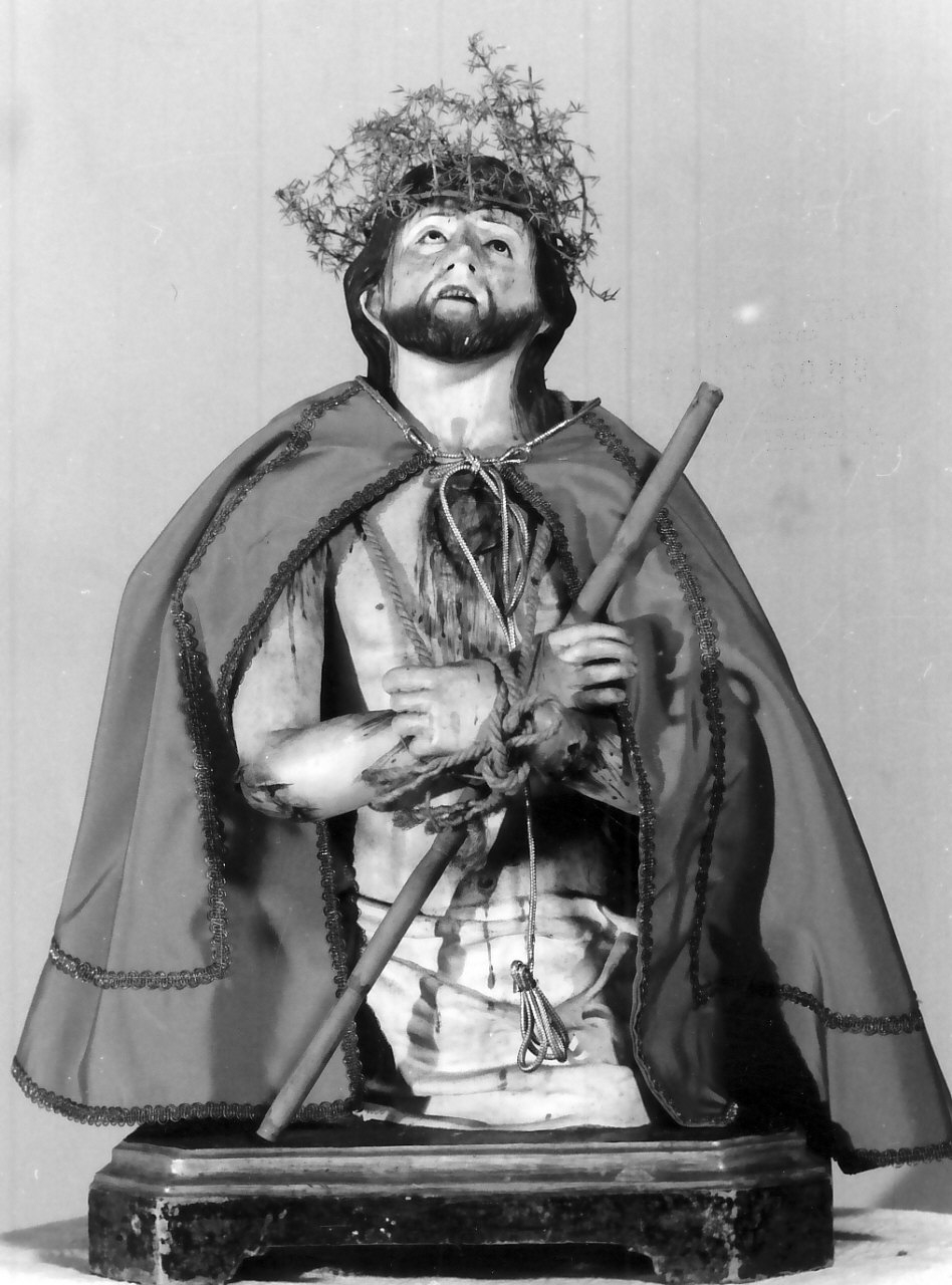 Ecce Homo (busto, opera isolata) - bottega calabrese (prima metà sec. XX)