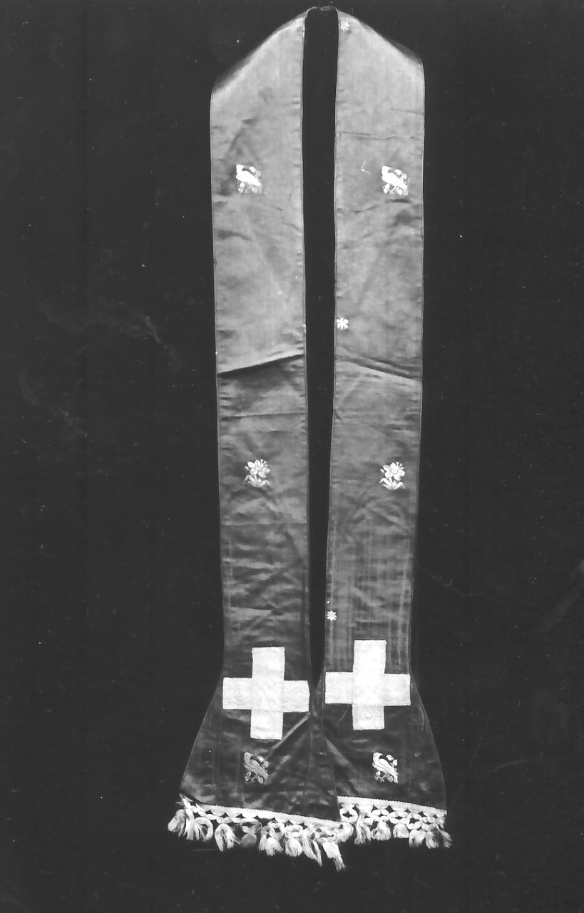 stola, opera isolata - manifattura calabrese (inizio sec. XX)