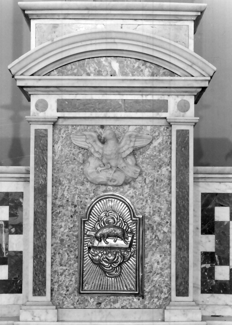 sportello di tabernacolo, opera isolata - bottega calabrese (inizio sec. XX)