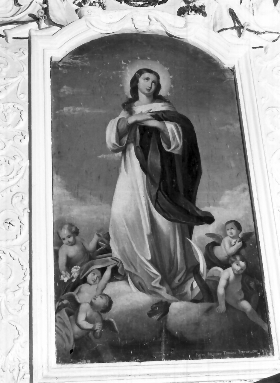 Madonna Immacolata (dipinto, opera isolata) - ambito Italia meridionale (sec. XIX)