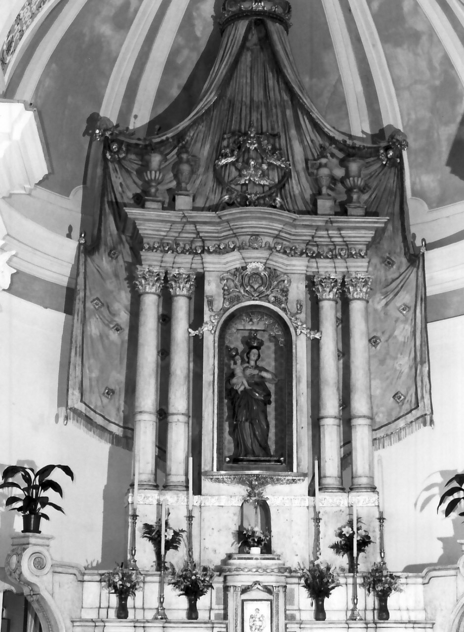 altare maggiore, opera isolata - bottega Italia meridionale (seconda metà sec. XVIII)