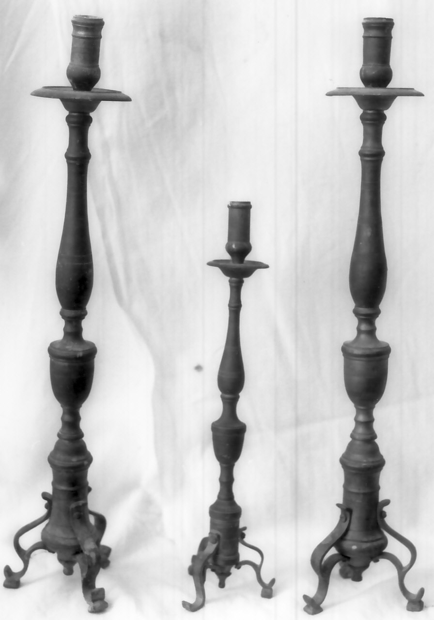candelabro, serie - bottega calabrese (sec. XIX)
