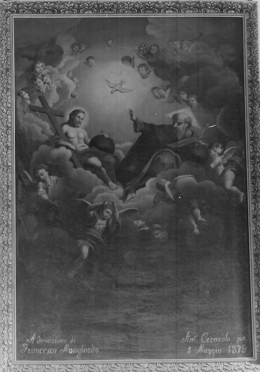 Trinità (dipinto, opera isolata) di Ceravolo Antonio (sec. XIX)