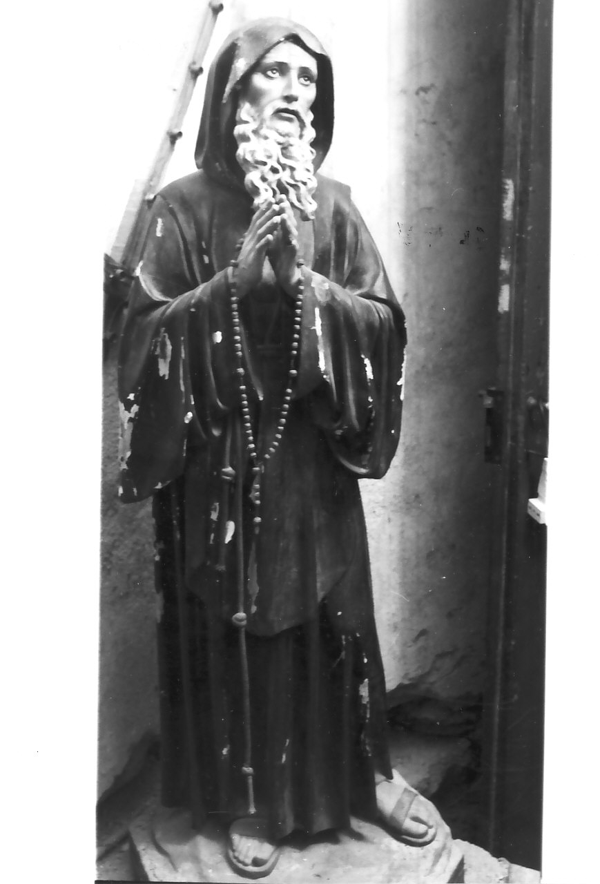 San Francesco di Paola (statua, opera isolata) di Malecore Giuseppe (inizio sec. XX)
