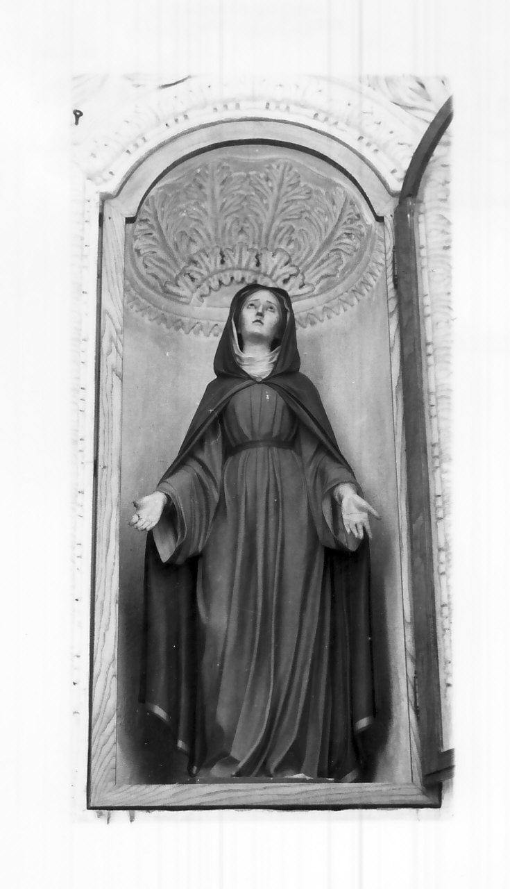 Madonna Addolorata (statua, opera isolata) di Malecore Giuseppe (bottega) (sec. XX)