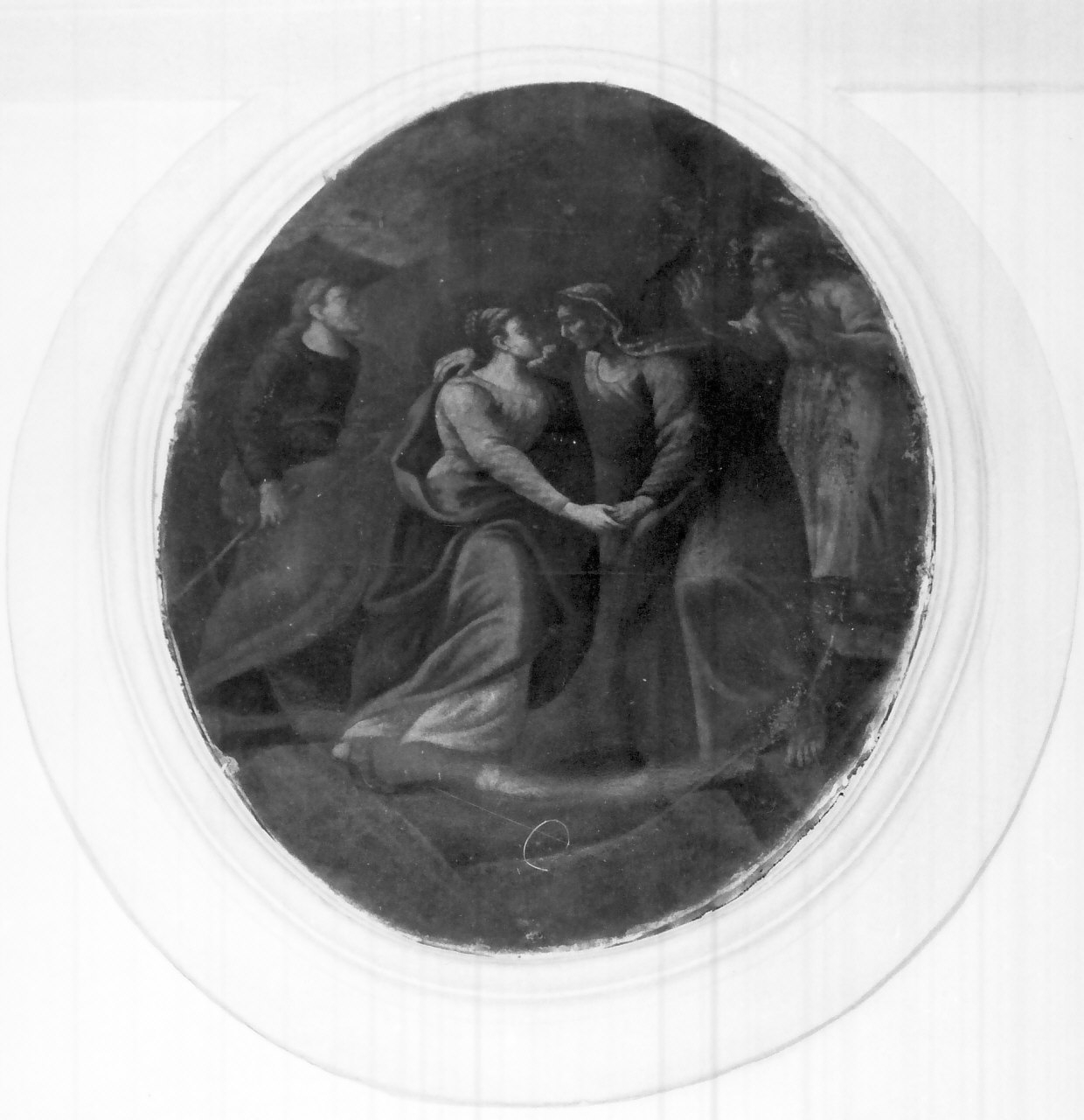 visitazione (dipinto, elemento d'insieme) - ambito calabrese (fine sec. XVIII)