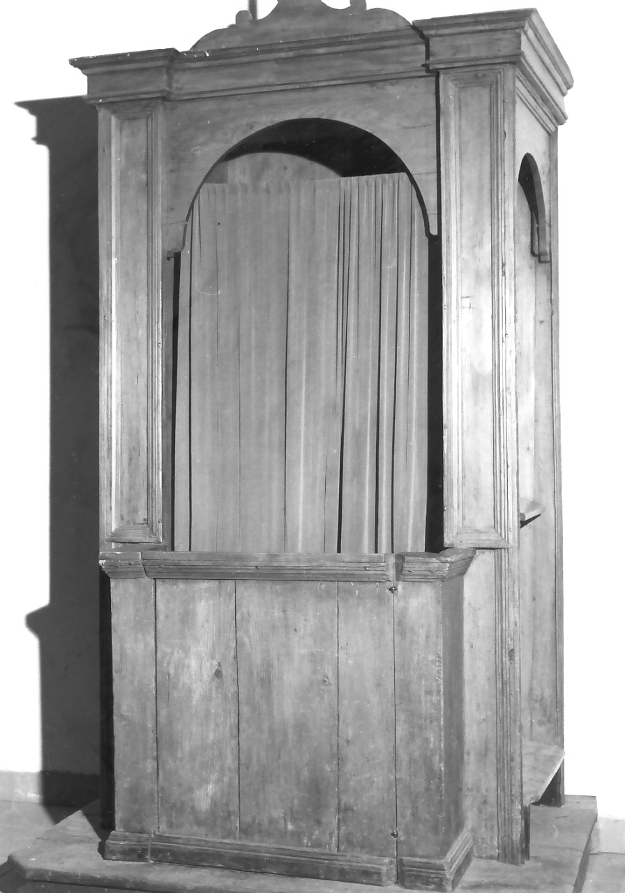 confessionale, opera isolata - bottega calabrese (sec. XIX)
