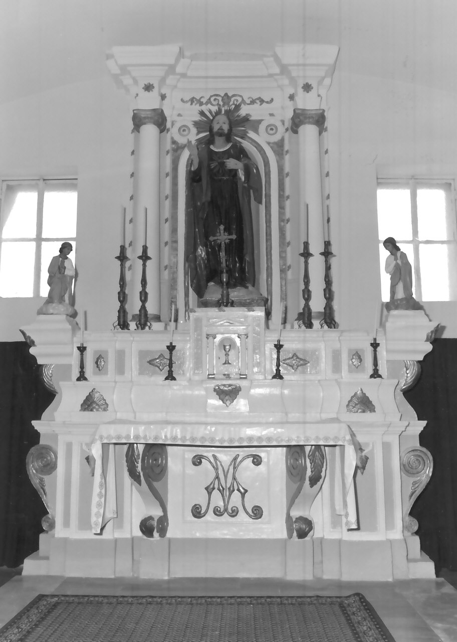 altare maggiore - bottega calabrese (seconda metà sec. XIX)